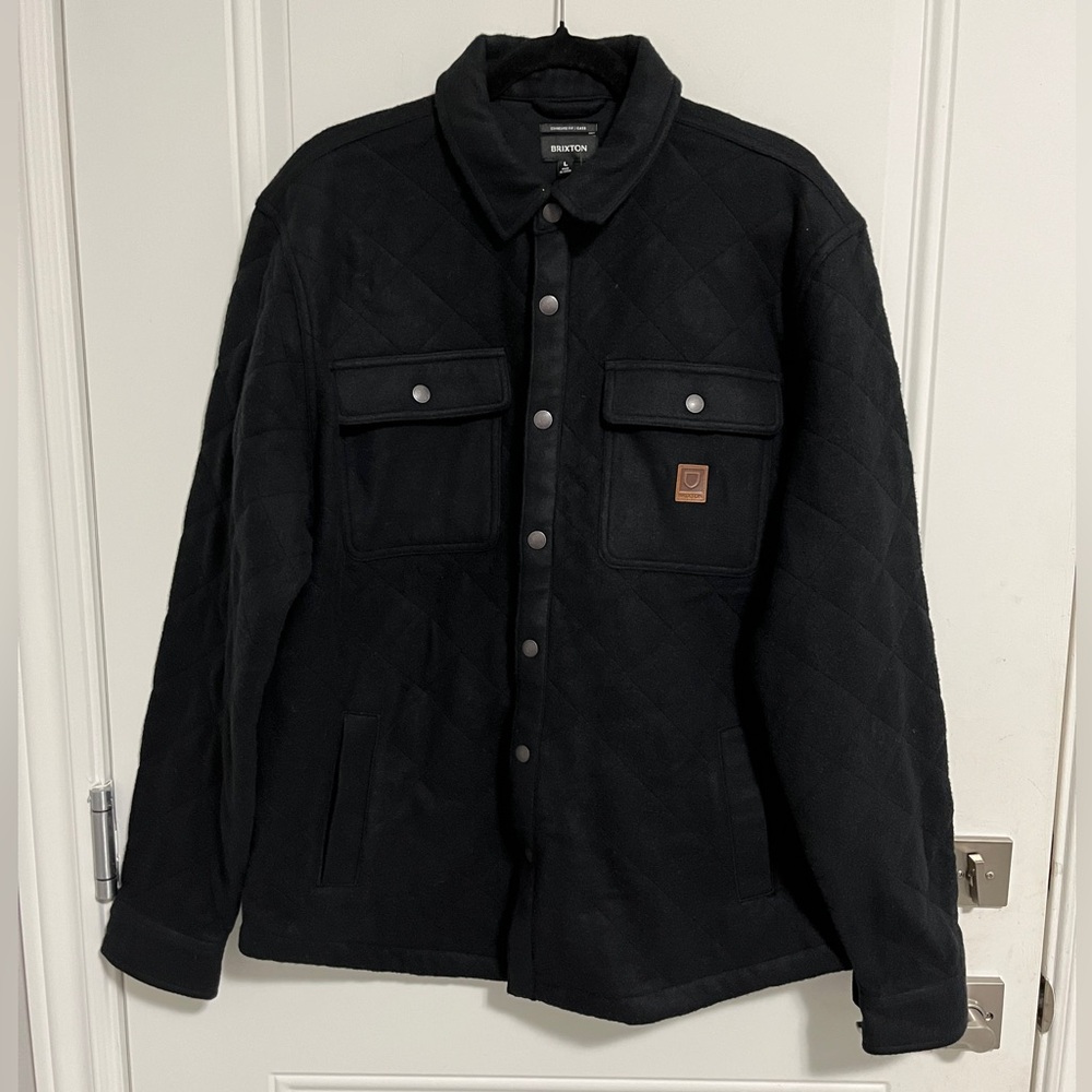 NWT - Brixton Men’s Cass Quilted Insulated Fleece Jacket - Size L